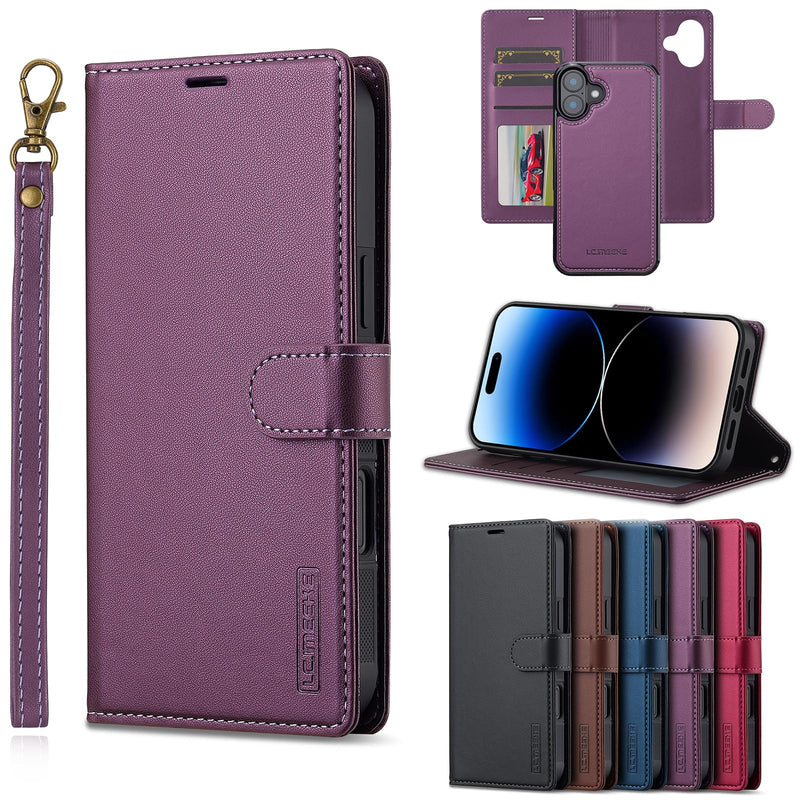 HAII iPhone 16 Detachable Wallet Case - RFID & Shockproof