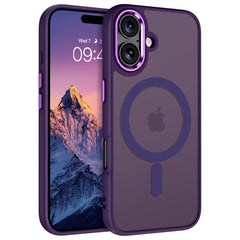 MagnaCase iPhone 16 Magnetic Slim Cover - Dark Purple